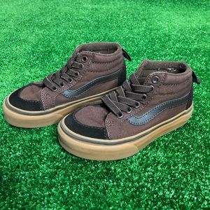 Toddler Vans Brown with gum bottom